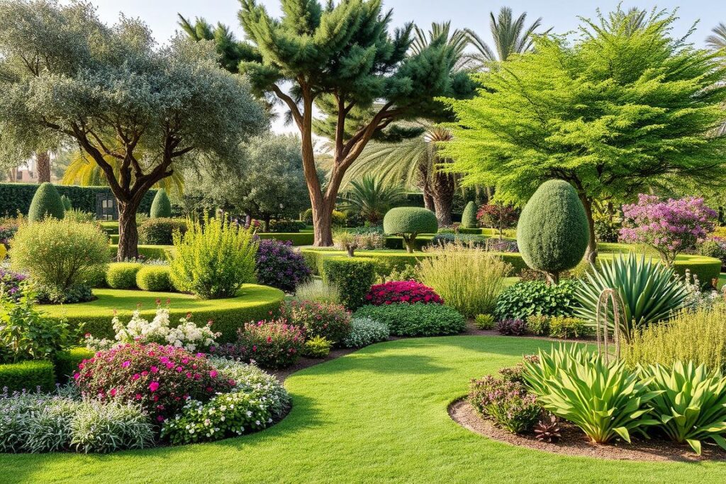 تنسيق حدائق المرقب الرياض