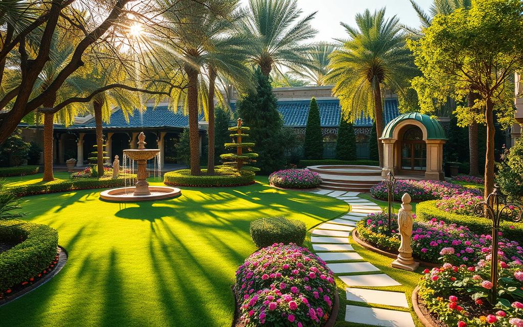 تنسيق حدائق العريجاء بالرياض