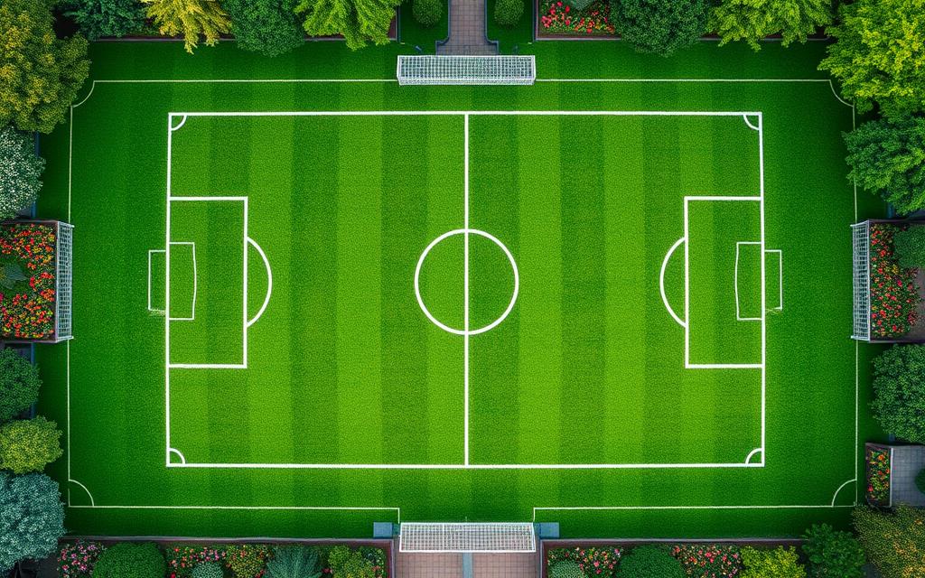 تنسيق ملاعب عشب صناعي