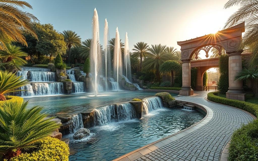 شلالات ونوافير الرياض