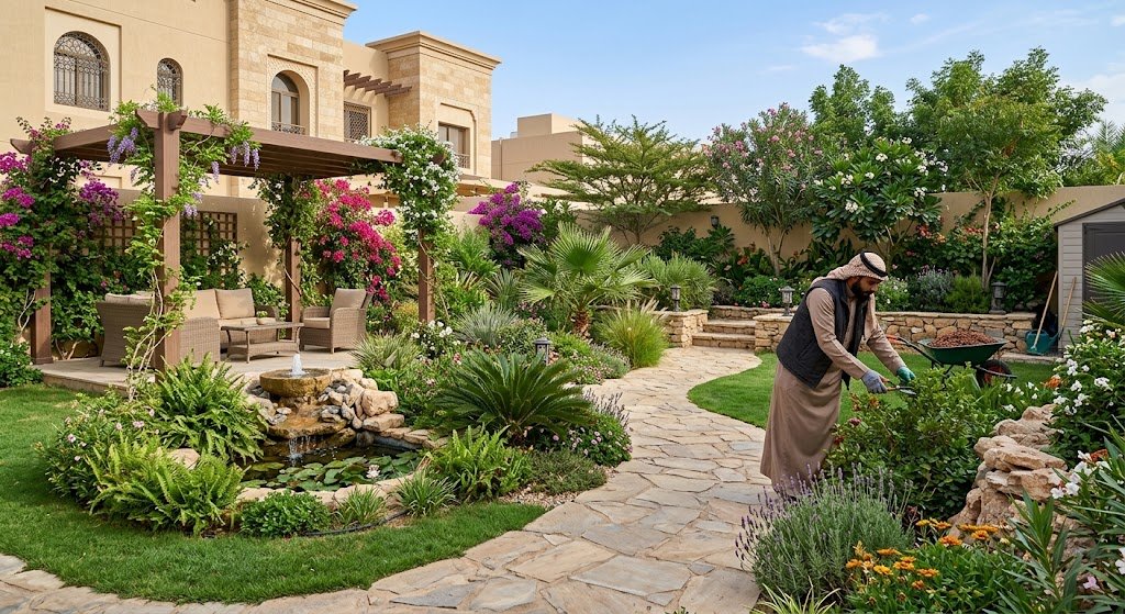 تنسيق حدائق حي الفلاح بالرياض لتقديم أفضل خدمات تصميم وتجميل الحدائق باحترافية